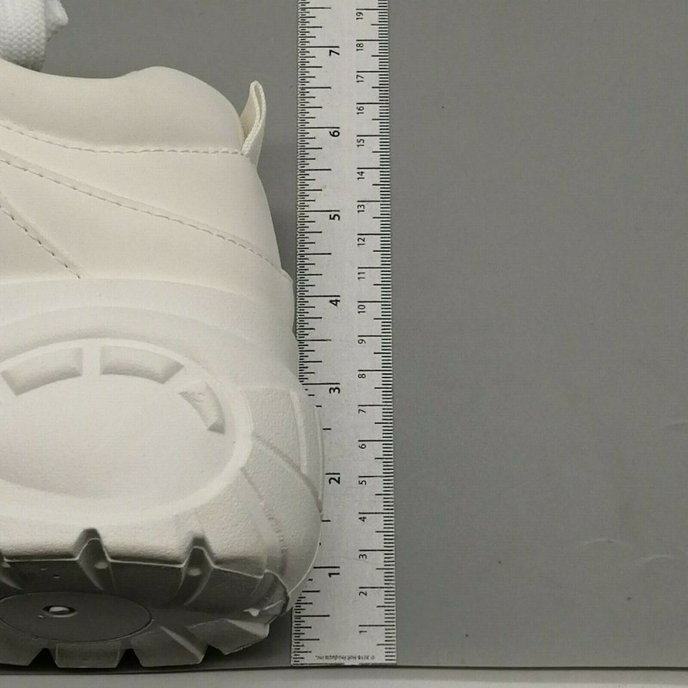 Forever Womens‎ Hyatt 08 Lace Up Sneaker White 6.5 - Picture 7 of 9